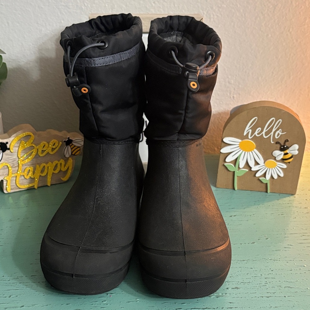 Bogs Black Kids Rain & Snow Boots